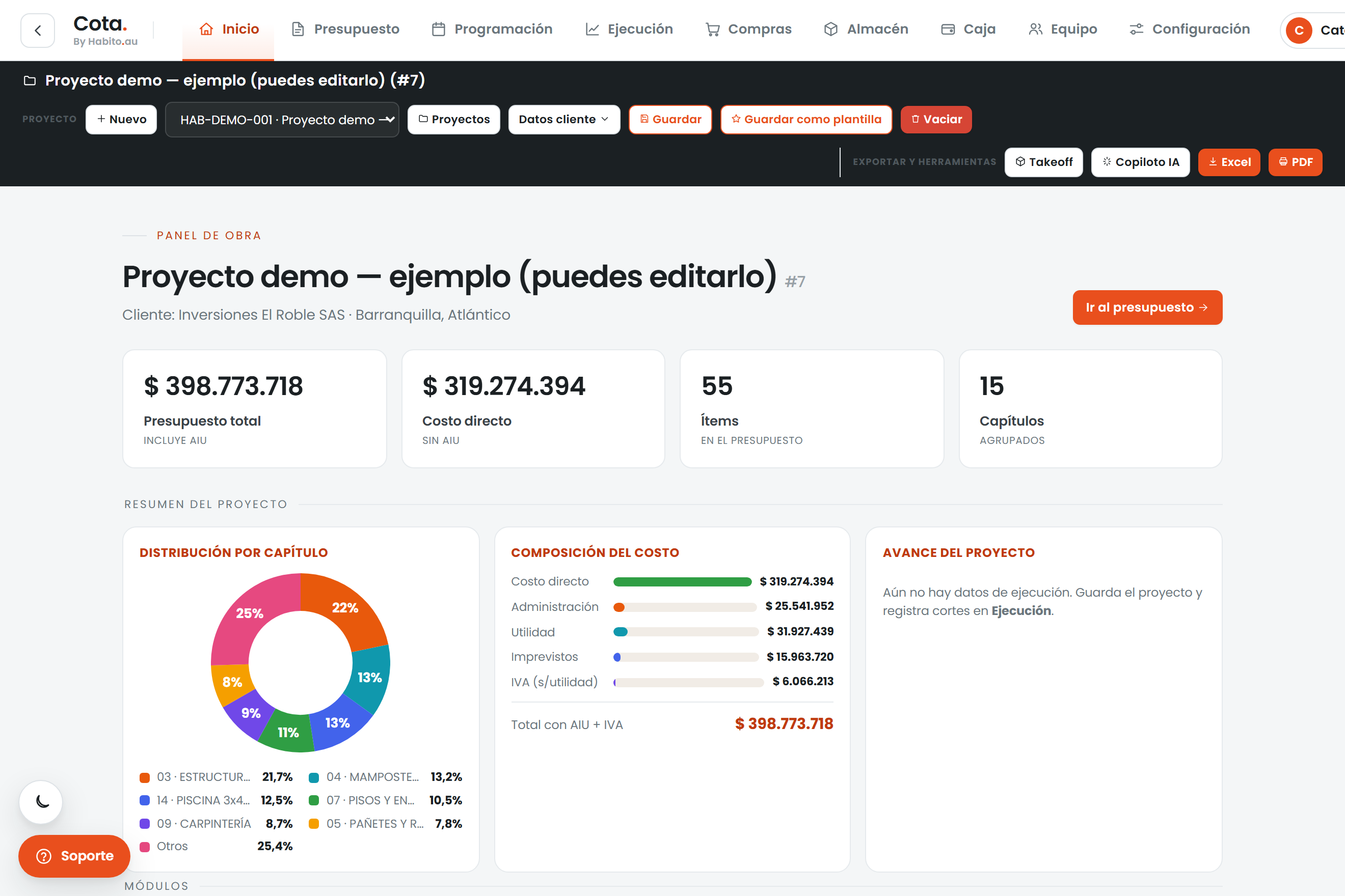 Crear cuenta y entrar — Cota by Habito